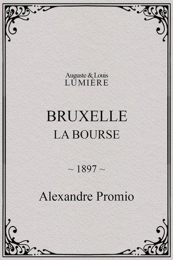 Bruxelles, la bourse (1897) poster