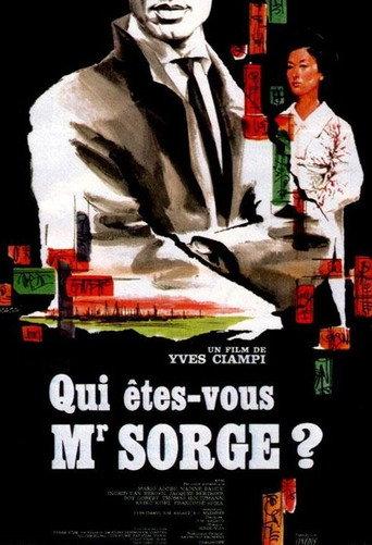 Who Are You, Mr. Sorge? (1961) poster