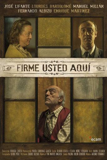 Firme Usted Aquí (2014) poster