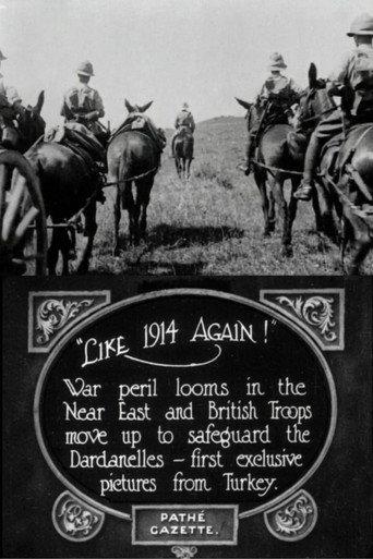 Like 1914 Again War Looms In (1922) poster