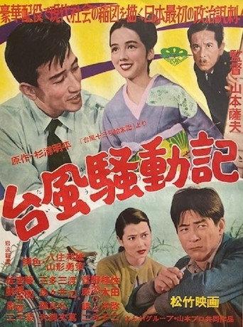 Typhoon Furor (1956) poster