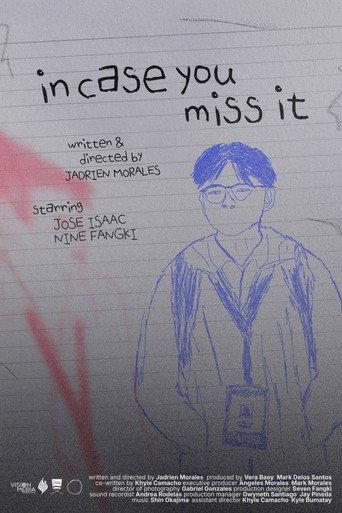 in case you miss it (2025) poster