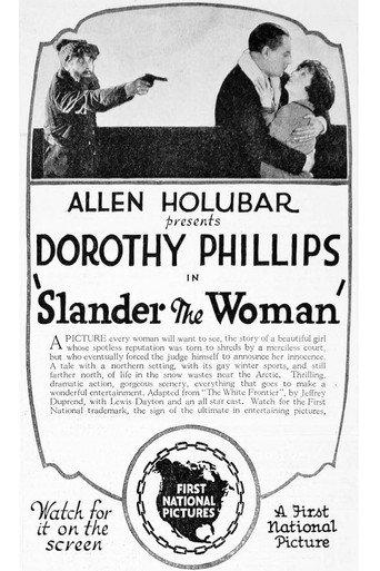 Slander the Woman (1923) poster