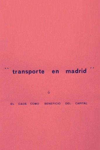Transporte en Madrid o El caos como beneficio del capital (1977) poster
