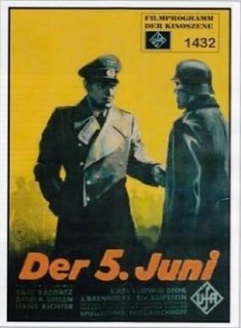 June Fifth (1942) poster