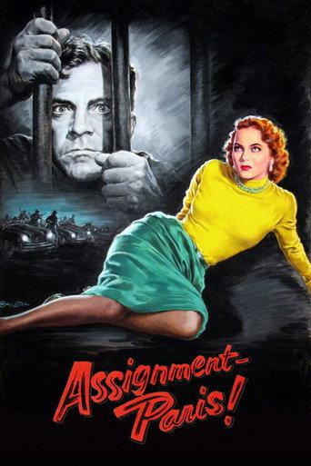 Assignment: Paris (1952) poster