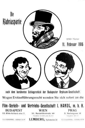 Die Klabriaspartie (1916) poster