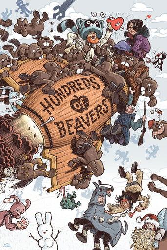 Hundreds of Beavers (2022) poster