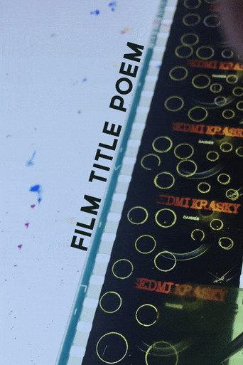 Film Title Poem (2016) poster