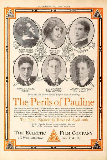 The Perils of Pauline (1914) poster