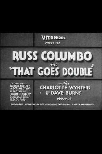 That Goes Double (1933) poster