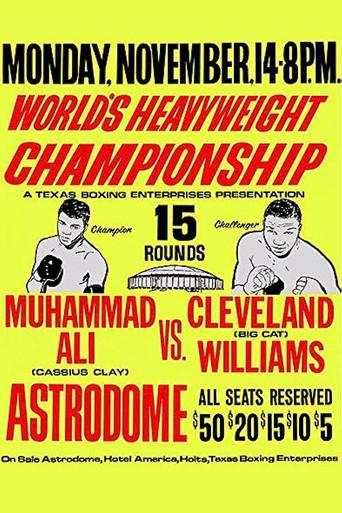 Muhammad Ali vs Cleveland Williams (1966) poster