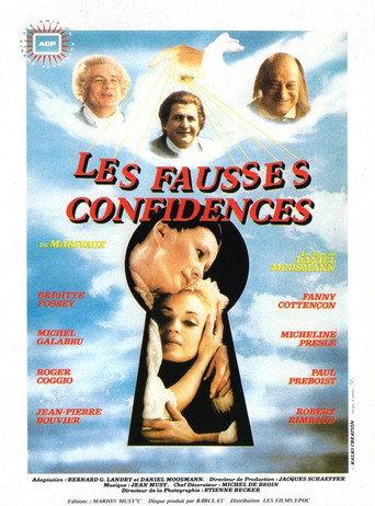 Les Fausses Confidences (1984) poster