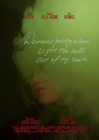 Demons party alone so get the hell out of my room (2025) poster
