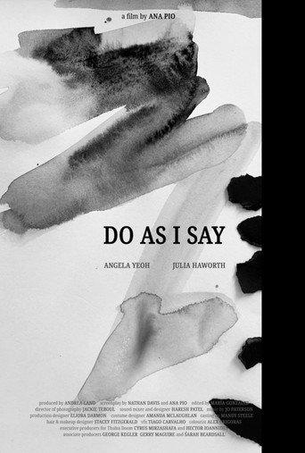 Do As I Say (2022) poster