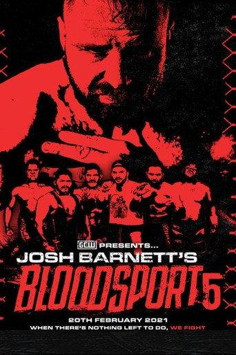 GCW Josh Barnett’s Bloodsport 5 (2021) poster