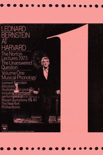 The Unanswered Question I : Musical Phonology (1976) poster