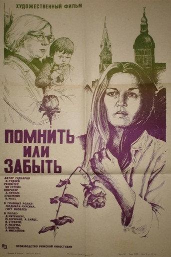 To Remember or to Forget (1981) poster