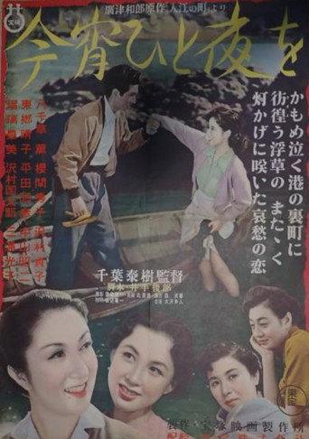 One Night of Love (1954) poster