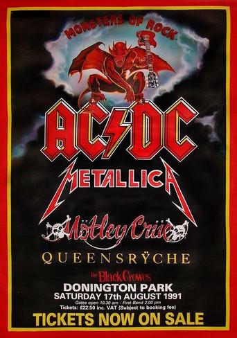 Metallica: [1995] Monsters of Rock UK (1995) poster