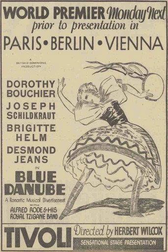 The Blue Danube (1932) poster
