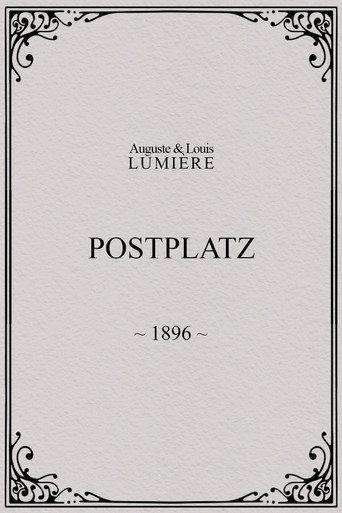 Postplatz (1896) poster