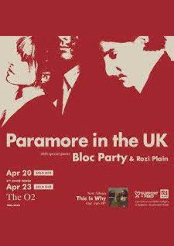 Paramore 2023 - Live In London At The O2 Arena (2023) poster