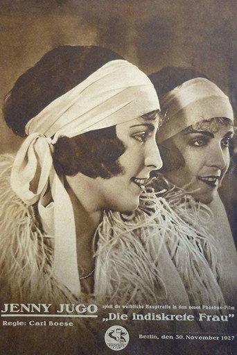 Die indiskrete Frau (1927) poster