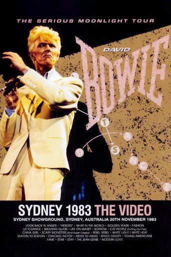 David Bowie: Serious Moonlight Sydney (1983) poster