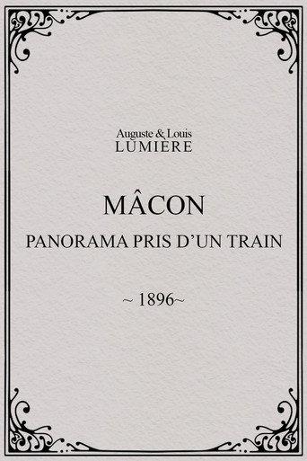 Mâcon : panorama pris d’un train (1896) poster