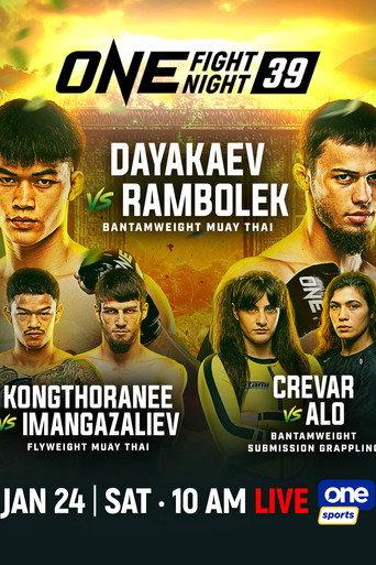 ONE Fight Night 39: Rambolek vs. Dayakaev (2026) poster