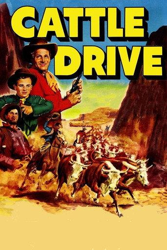 Cattle Drive (1951) poster