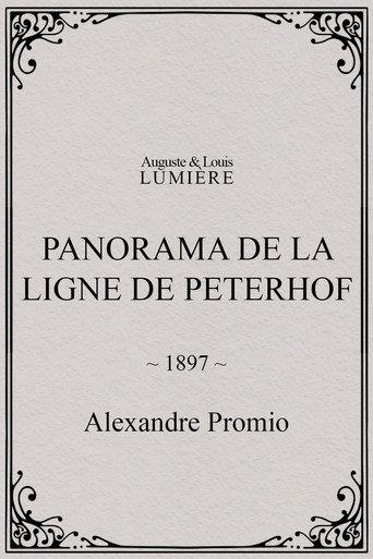 Panorama de la ligne de Peterhof (1897) poster