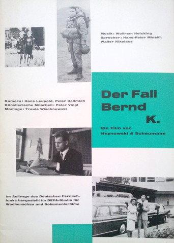 Der Fall Bernd K. (1967) poster