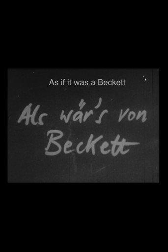 As if by Beckett (1976) poster