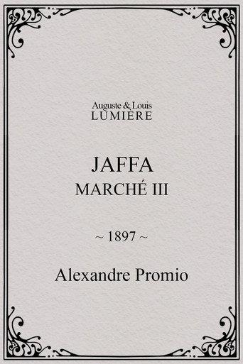 Jaffa : Marché, III (1897) poster