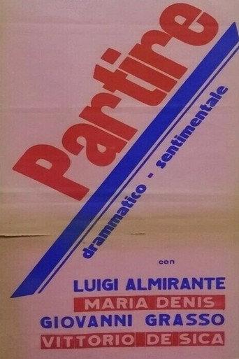 Partire (1938) poster