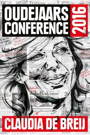 Claudia de Breij: Oudejaarsconference 2016 (2016) poster