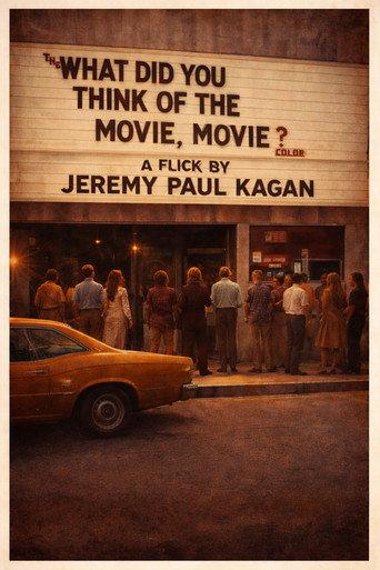 The What Did You Think of the Movie? Movie (1970) poster