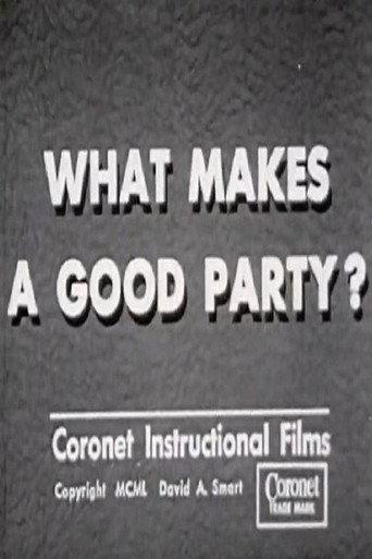 What Makes a Good Party? (1950) poster