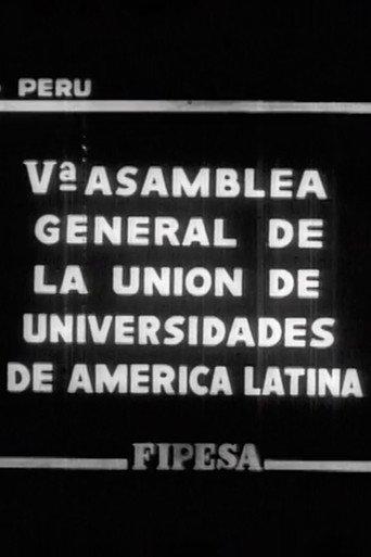 V Asamblea General de la Unión de Universidades de América Latina (1967) poster