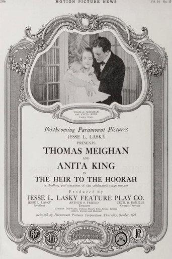 The Heir to the Hoorah (1916) poster