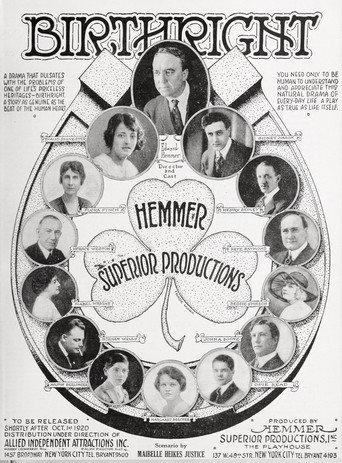 Birthright (1920) poster