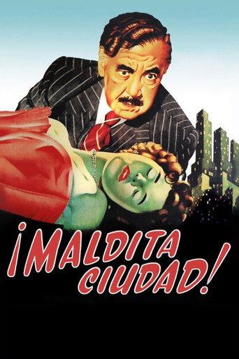 Damned City! (1954) poster