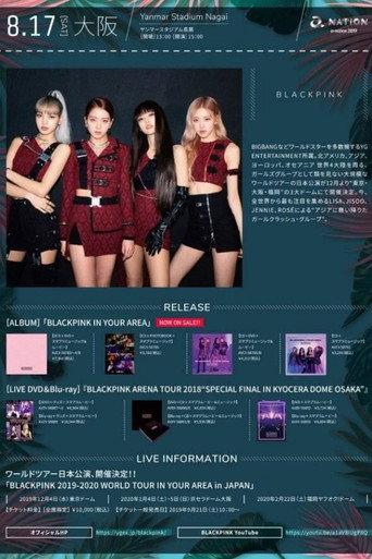 BLACKPINK at A-NATION in Osaka Japan (2019) poster