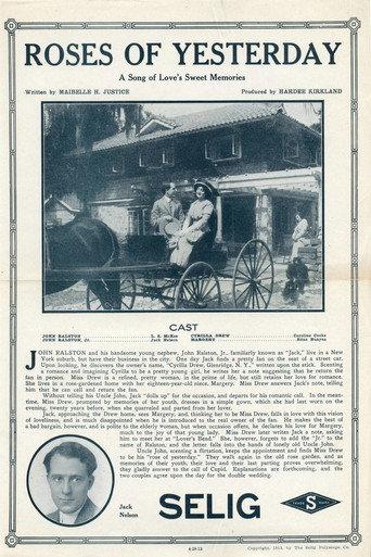 Roses of Yesterday (1913) poster