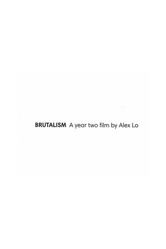 BRUTALISM (2020) poster