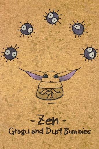 Zen - Grogu and Dust Bunnies (2022) poster