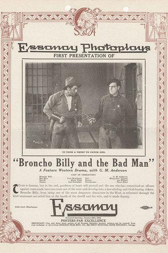 Broncho Billy and the Bad Man (1914) poster
