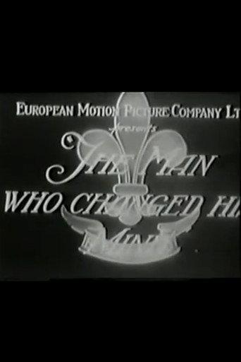 The Man Who Changed His Mind (1928) poster